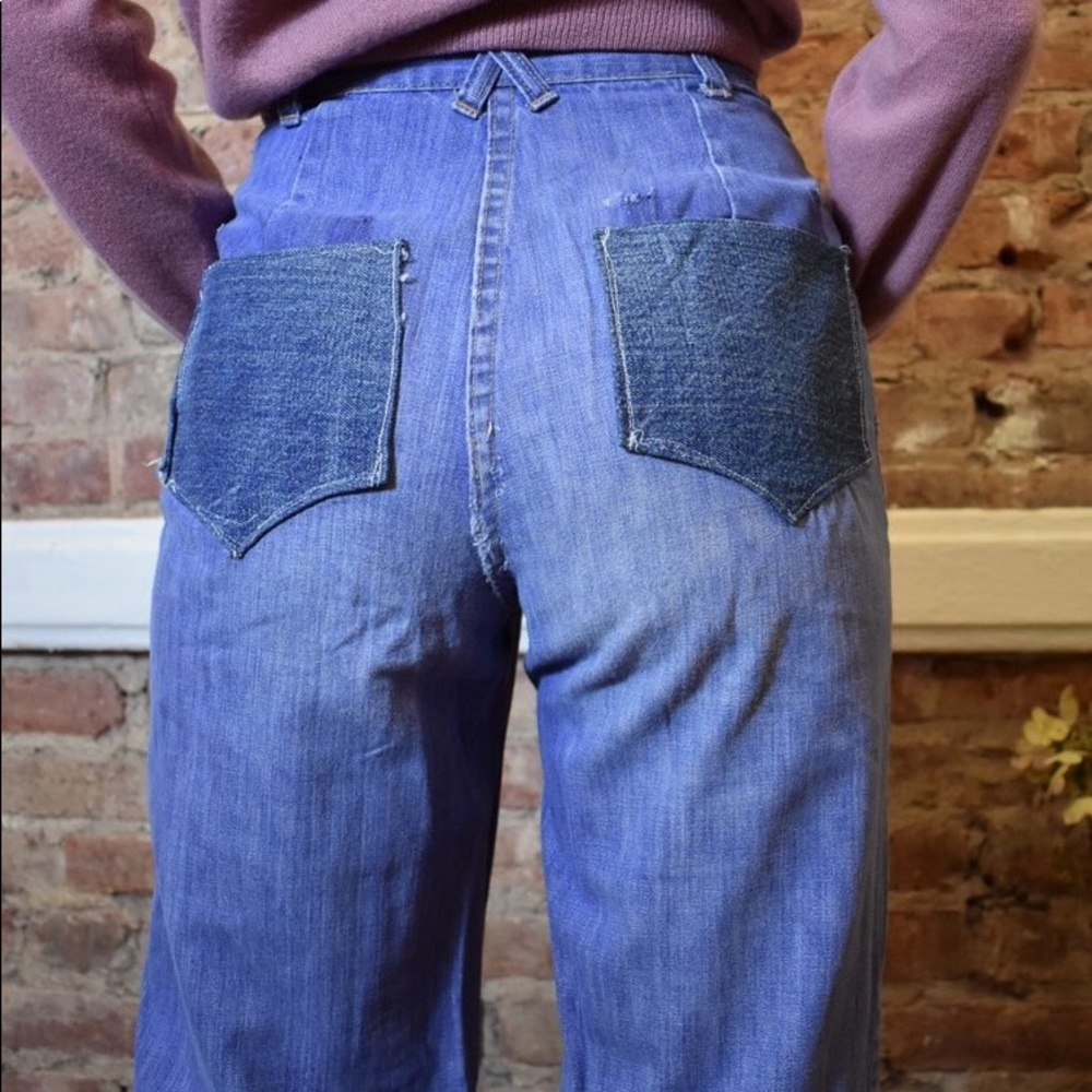 1970s wide leg flares